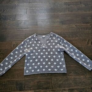 Blu Pepper Women's Polka Dot Sweater sz small